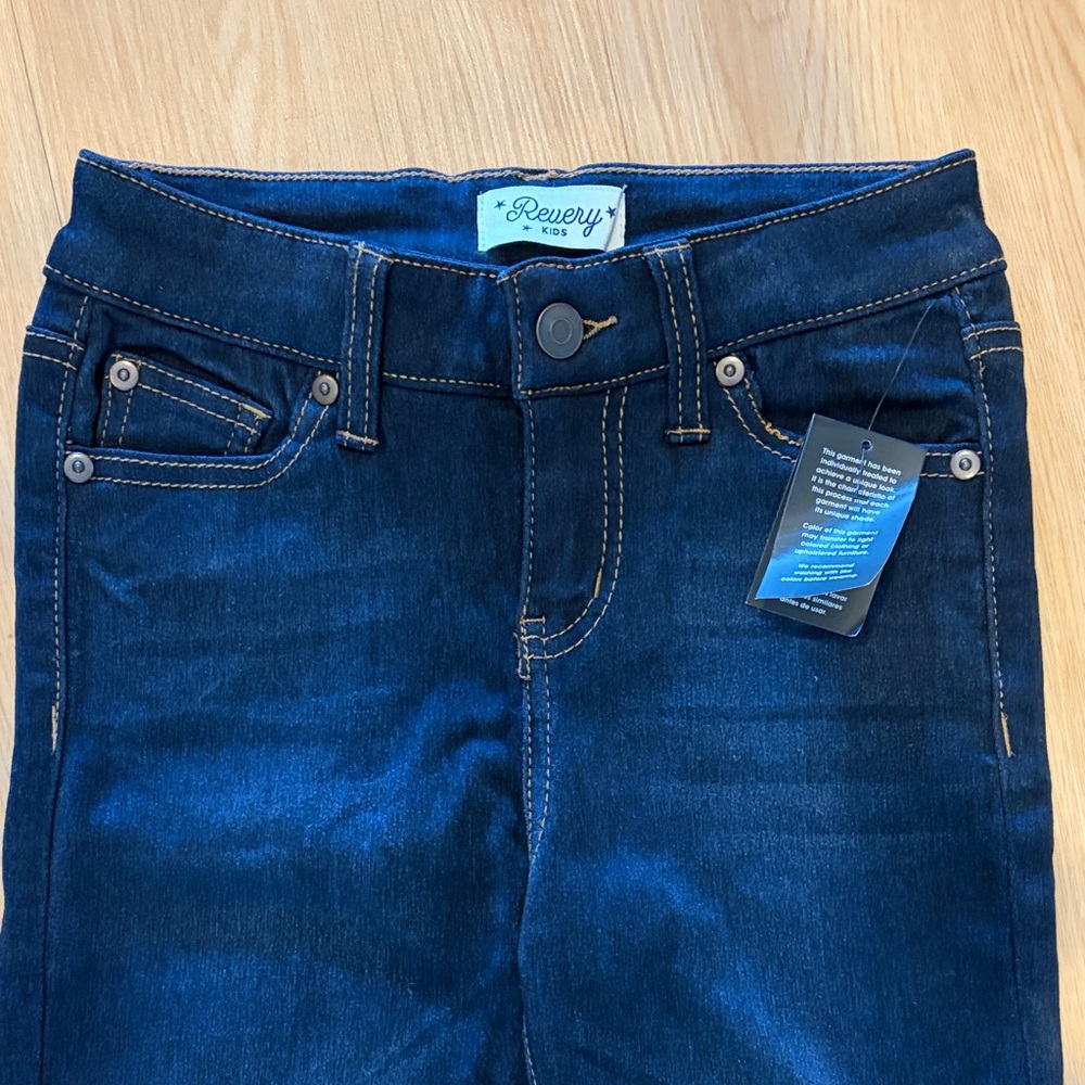 Dark wash Revery Kids mid rise skinny jeans size 10